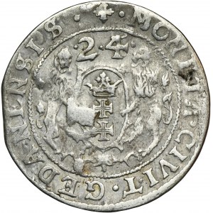 Sigismund III Vasa, Ort Gdansk 1624/3 - PR-