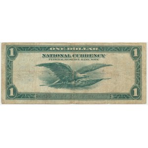 USA, Blue Seal, Chicago, 1 Dollar 1914 - Elliott & Burke -