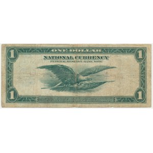 USA, Blue Seal, Chicago, 1 dolar 1914 - Elliott & Burke -