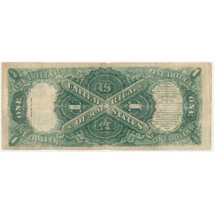 USA, Red Seal, 1 dolar 1917 - Speelman & White -