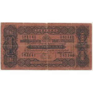 Straits Settlements, 1 Dollar 1916 - RARE