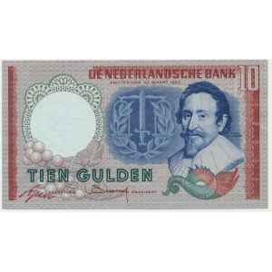 Holandia, 10 guldenów 1953