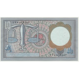 Nizozemsko, 10 guldenů 1953