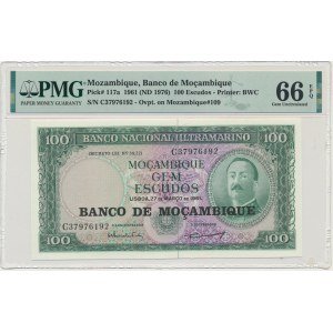 Mozambik, 100 escudos (1976) - PMG 66 EPQ