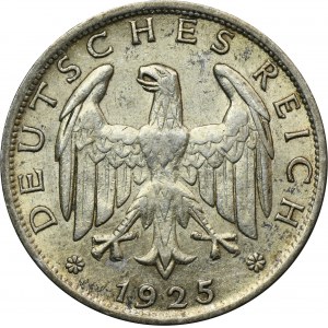 Německo, Výmarská republika, 1 marka Berlín 1925 A
