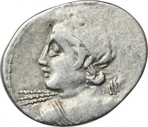 Roman Republic, Licinius Macer, Denarius