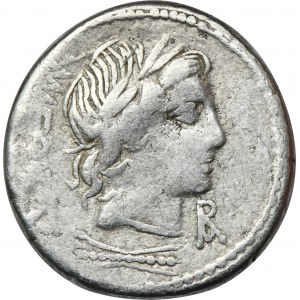 Roman Republic, C. Fonteius, Mn. Fonteius C. f., Denarius