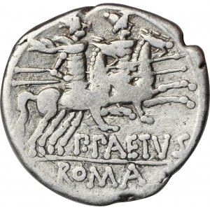 Republika Rzymska, P. Paetus, Denar