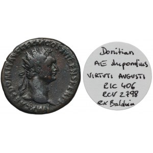 Roman Imperial, Domitian, Dupondius