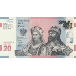 20 złotych 2015 - 1050 rocznica chrztu Polski - AB 0001821 - niski numer -