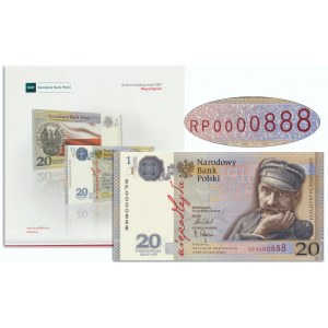 20 złotych 2018 - 100-lecie odzyskania Niepodległości - RP 0000888- niski numer