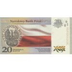 20 złotych 2018 - 100-lecie odzyskania Niepodległości - RP 0000888- niski numer