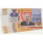 Zestaw, 20 złotych 2021 - L. Kaczyński - (3 szt.)