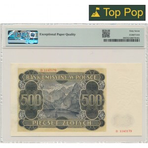500 gold 1940 - B - PMG 67 EPQ