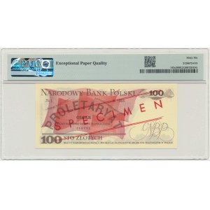 100 złotych 1979 - WZÓR - EU 0000000 - No.0386 - PMG 66 EPQ