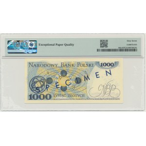 1.000 złotych 1975 - WZÓR - A 0000000 - No. 0638 - PMG 67 EPQ