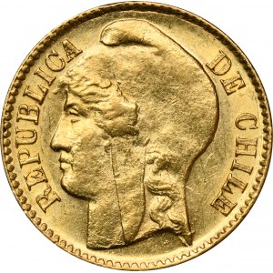 Čile, republika, 5 pesos 1895