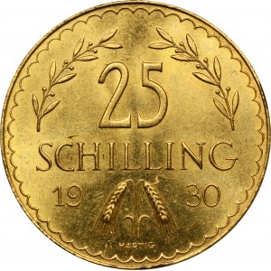 Rakousko, První republika, 25 šilinků Vídeň 1930