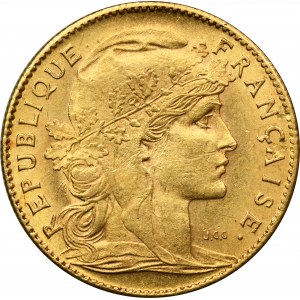 Francúzsko, Tretia republika, 10 frankov Paríž 1905