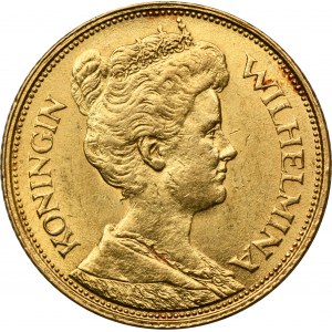 Nizozemsko, Nizozemské království, Wilhelmina, 5 guldenů Utrecht 1912
