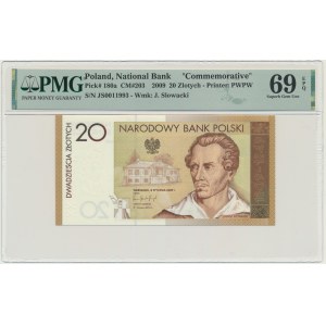 20 złotych 2009 - Juliusz Słowacki - PMG 69 EPQ