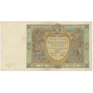 50 złotych 1925 - Ser.AS. - ŁADNY I RZADKI