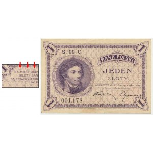 1 złoty 1919 - S.99 C -