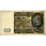 Falsyfikat Londyński, 500 złotych 1940 - niewyłapany z obiegu - NAJLEPIEJ ZACHOWANY