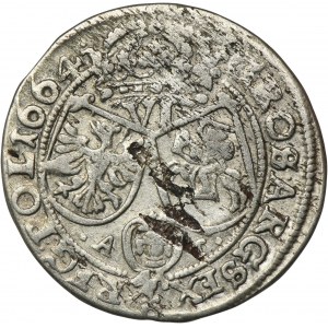 John II Casimir, 6 Groschen Bromberg 1664 AT