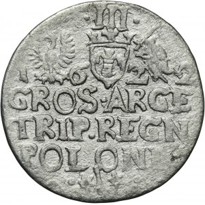 Sigismondo III Vasa, Trojak Krakow 1622 - RARO, triplo orifizio