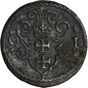 Sigismund III Vasa, Denarius Danzig 1591