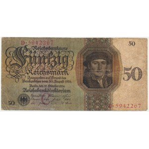 Germany, 50 Reichsmark 1924