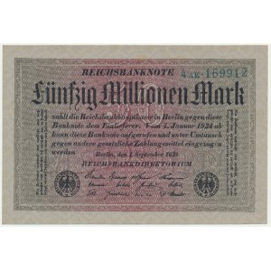 Deutschland, 50 Millionen Mark 1923