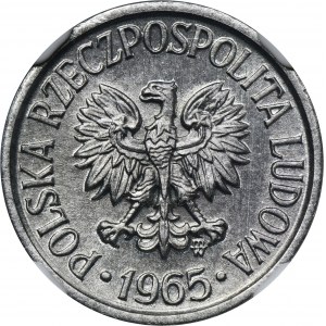 5 haléřů 1965 - NGC MS66