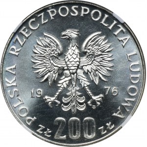 200 złotych 1976 Igrzyska XXI Olimpiady - NGC PF66 - LUSTRZANKA