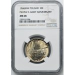 10 gold 1968 XXV years of the People's Army of Poland - NGC MS68