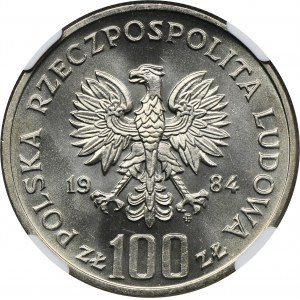 100 Zloty 1984 40 Jahre PRL - NGC MS66