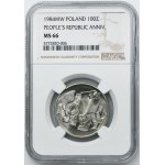 100 złotych 1984 40 lat PRL - NGC MS66