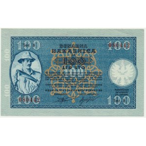 Jugosławia, Słowenia, Okupacja Niemiecka - Laibach, 100 lirów 1944