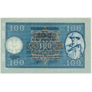 Yugoslavia, Slovenia, German Occupation - Laibach, 100 Lire 1944