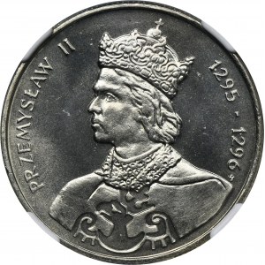 100 złotych 1985 Przemysław II - NGC MS66