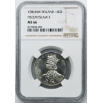 100 zlatých 1985 Przemyslaw II - NGC MS66