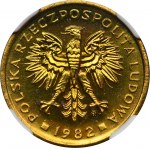 2 zlaté 1982 - NGC MS65 PROOF JAKO zrcadlovka