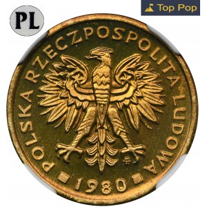 2 zlaté 1980 - NGC MS65 PROOF LIKE zrkadlovka