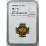 2 Gold 1980 - NGC MS65 PROOF LIKE SLR Kamera