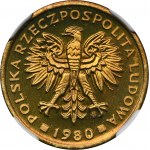 2 złote 1980 - NGC MS65 PROOF LIKE - jak lustrzanka