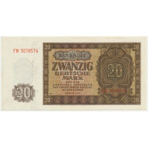 Německo, DDR, 20 značek 1948
