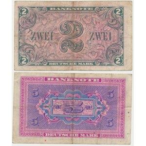 Germany, lot 2-5 Mark 1948 (2 pcs.)