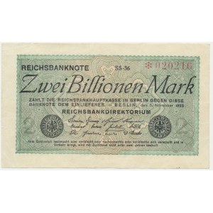Deutschland, 2 Billionen Mark 1923