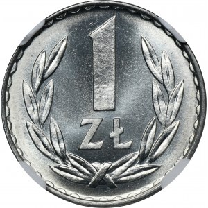 1 złoty 1977 - NGC MS66